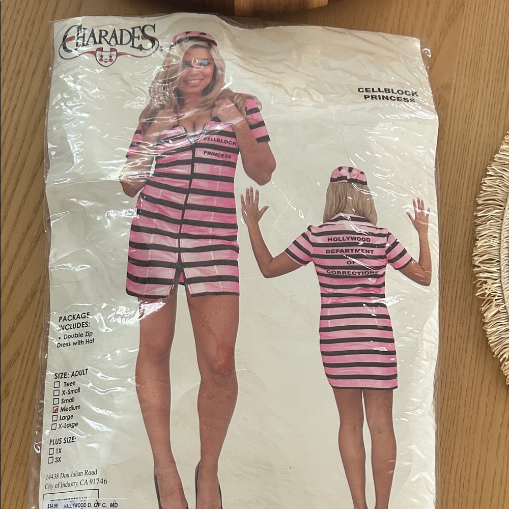 Charades Cellblock Princess Costume